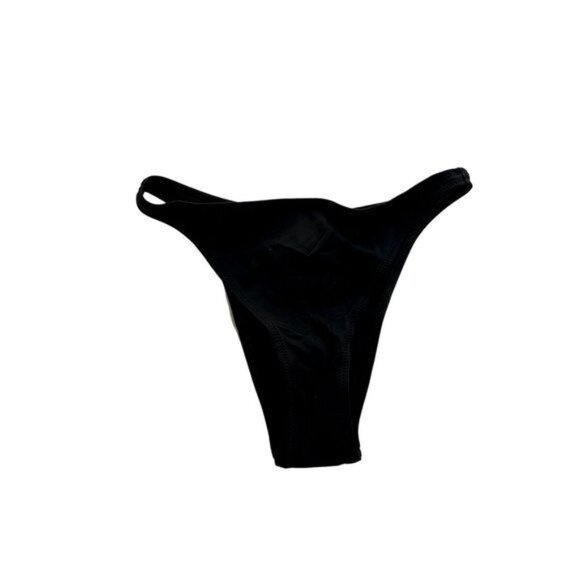 Solid +Striped x RE/DONE Bikini Bottoms in Black - Picture 1 of 3
